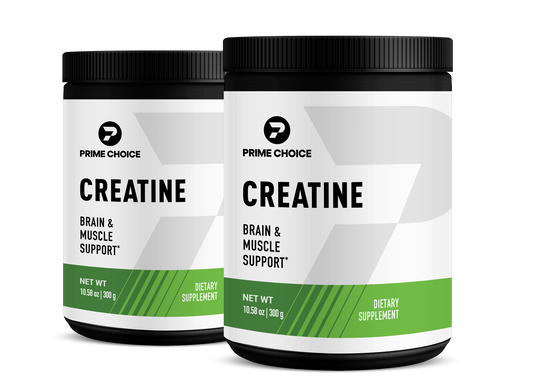 2 bottles of Pure Creatine Monohydrate Prime Choice