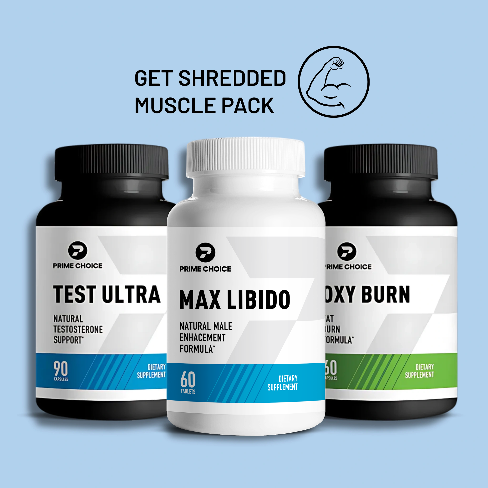 Get Shredded Muscle Pack | Build Lean Muscle & Burn Fat | Prime Choice Club