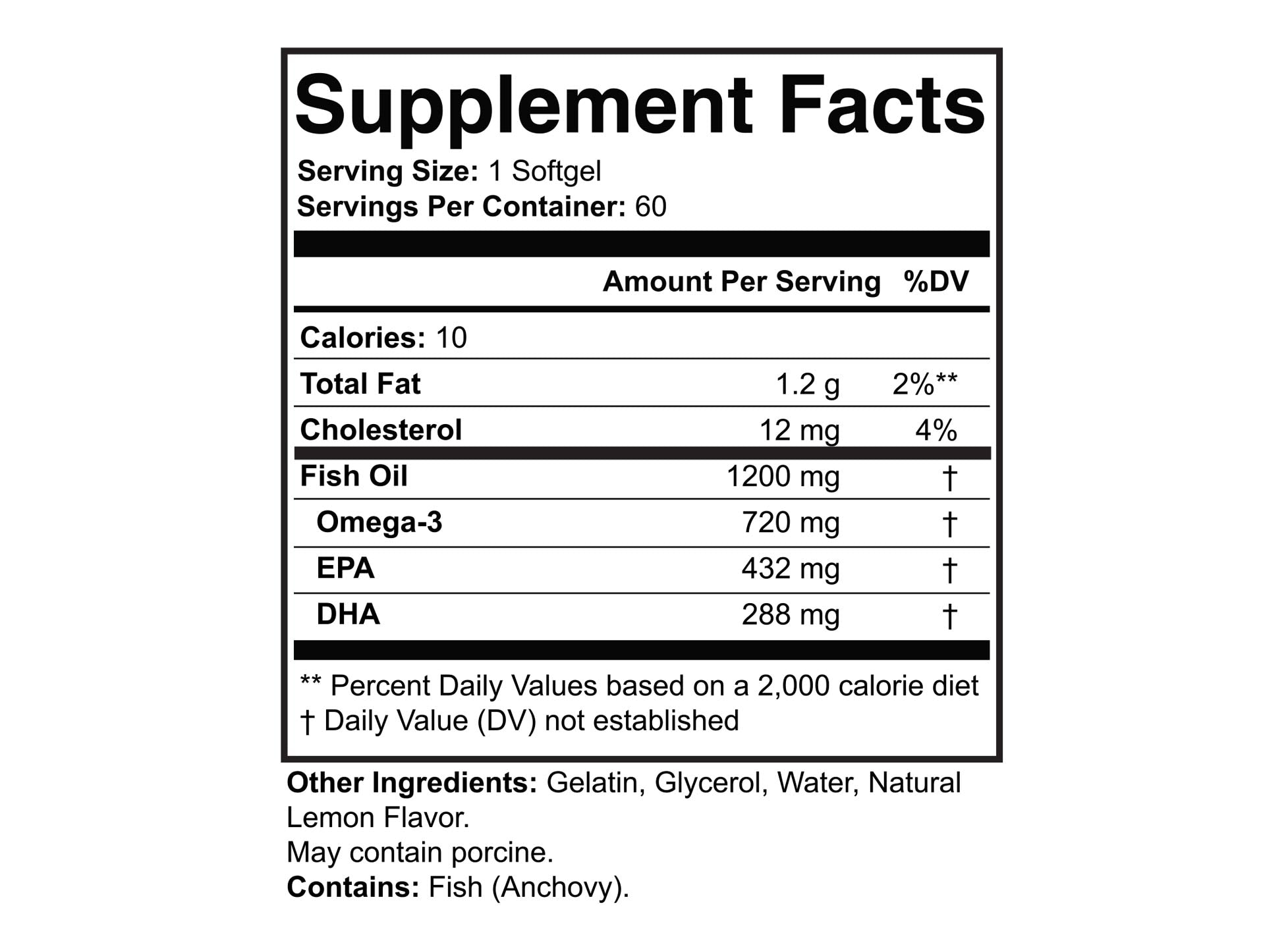 Omega 3 Fish Oil