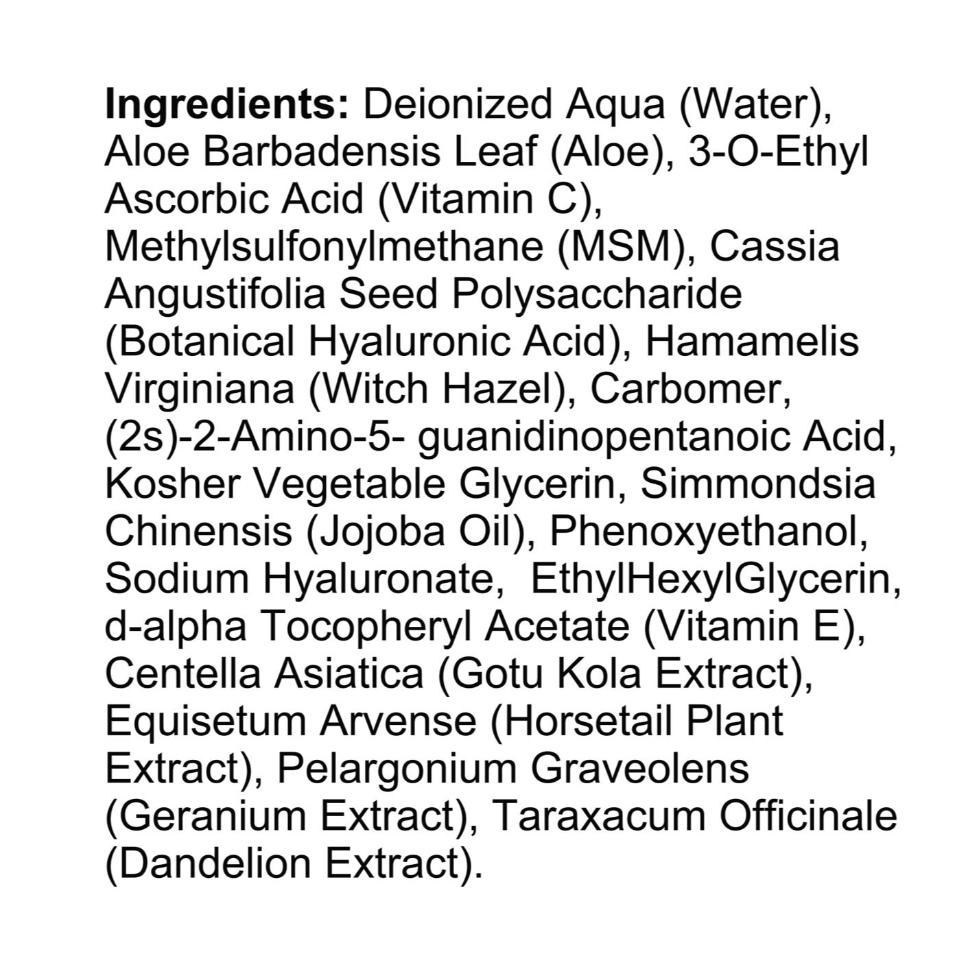 Vit-C Serum 1oz (men)